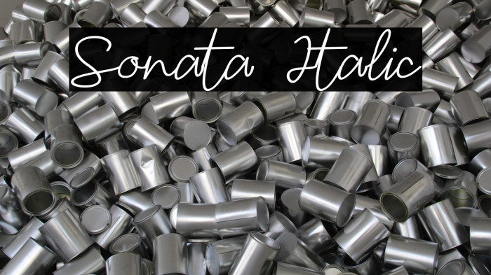 Sonata Italic Example 2