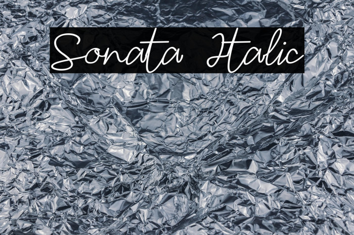 Sonata Italic Example 3