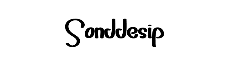 Sonddesip  Free Fonts Download