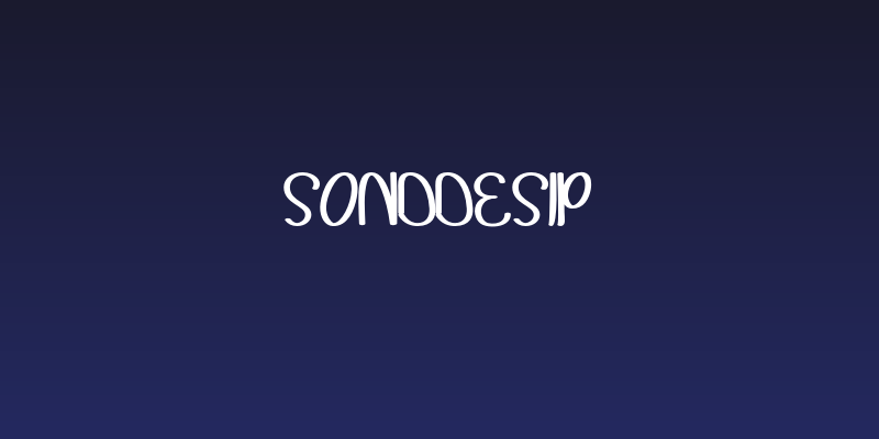 Sonddesip Social Header