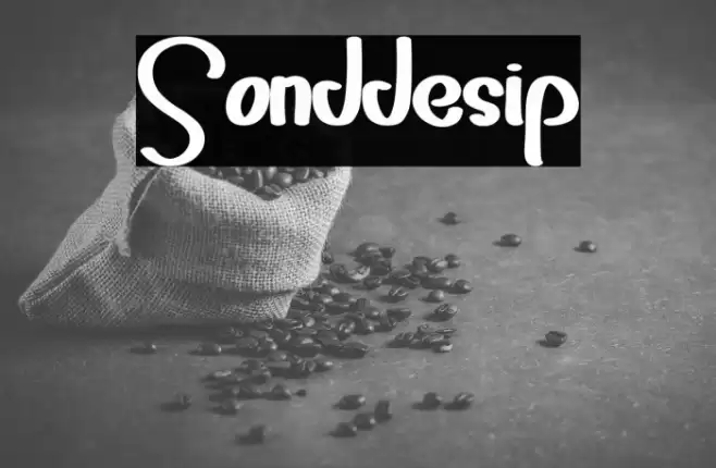 Sonddesip Font examples