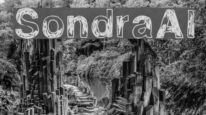 SondraAl Font examples
