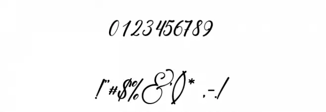 Sonetha Font OTHER CHARS