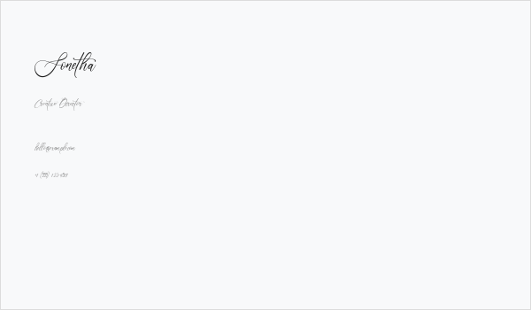 Sonetha Business Card