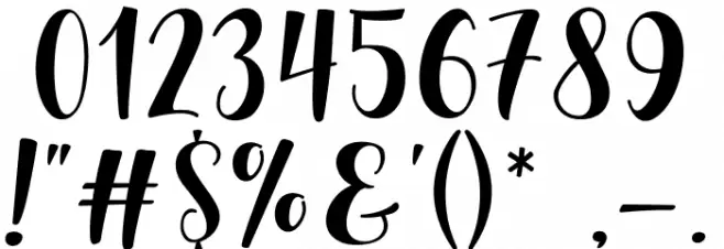 Song of Valentine Font OTHER CHARS