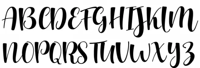 Song of Valentine Polices MAJUSCULES