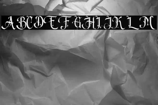 Song of coronos Font examples