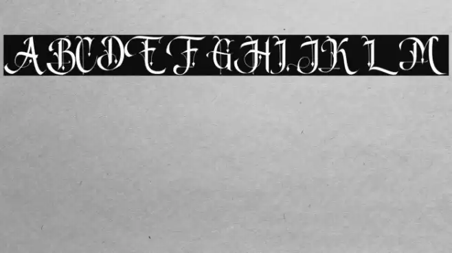 Song of coronos Font examples