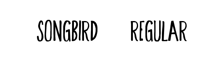 Songbird-Regular  Frei Schriftart Herunterladen