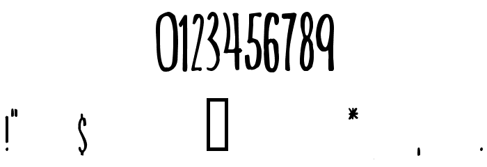 Songbird-Regular Font OTHER CHARS