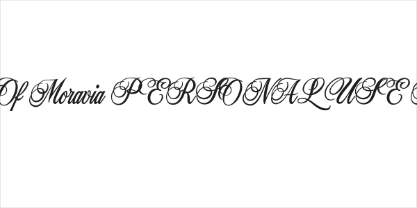 Songs Of Moravia PERSONAL USE Regular Logo