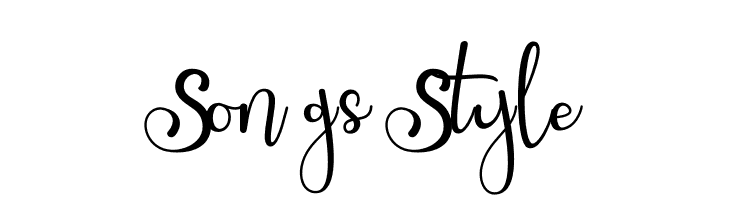 Songs Style  font caratteri gratis