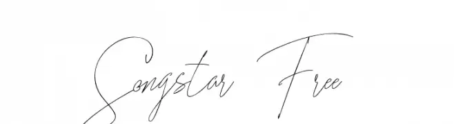 Songstar Free  Frei Schriftart Herunterladen