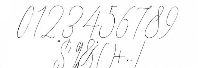 Songstar Free Font OTHER CHARS