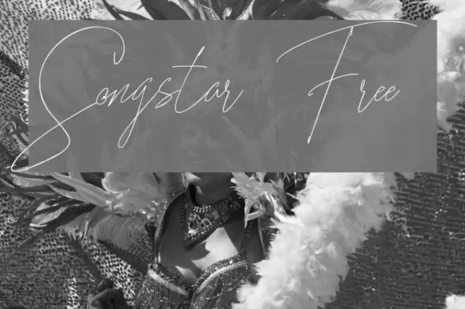 Songstar Free Font examples