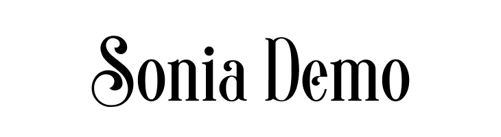 Sonia Demo  Fuentes Gratis Descargar