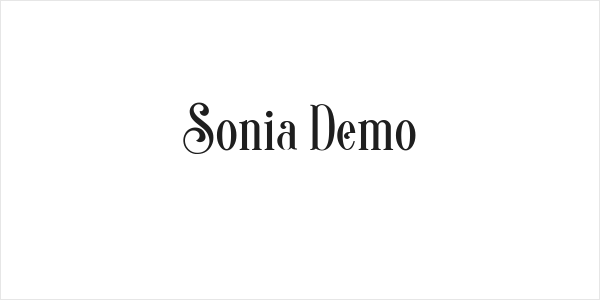 Sonia Demo Logo