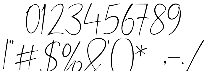 Sonia Evans Font OTHER CHARS