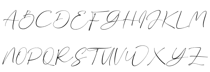 Sonia Evans Font UPPERCASE