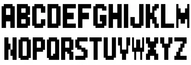 Sonic Advance Regular Шрифта ВЕРХНИЙ