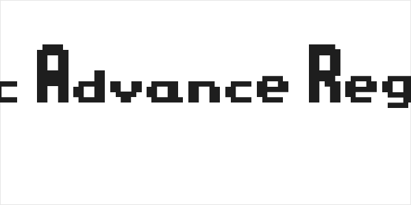 Sonic Advance Regular Logo