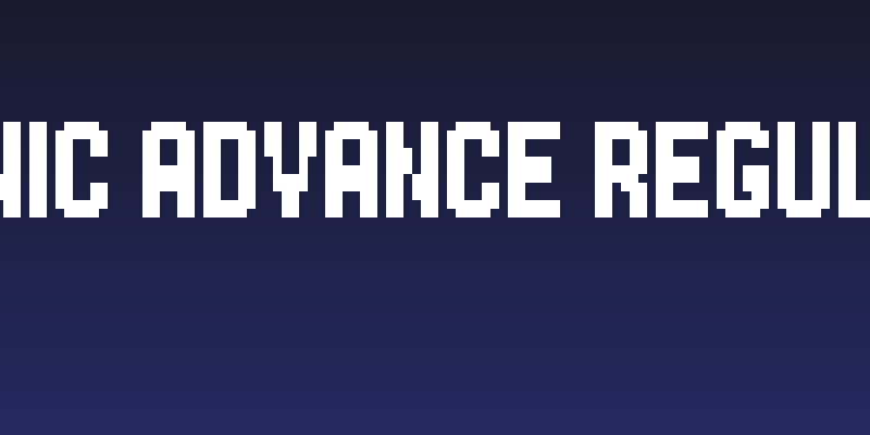 Sonic Advance Regular Social Header