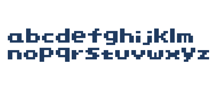 Sonic Advance Regular Lowercase