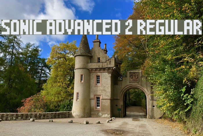 Sonic Advanced 2 Regular Font examples