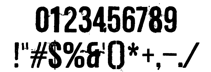 Sonic Barrier Font OTHER CHARS