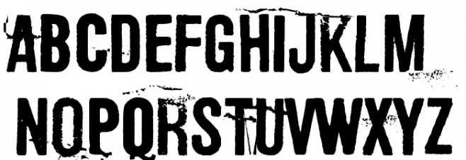 Sonic Barrier Schriftart Groß