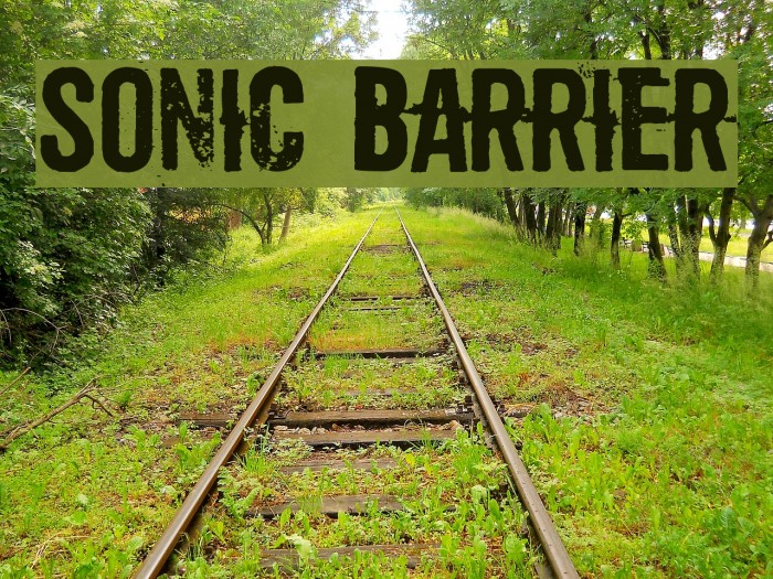 Sonic Barrier Font examples