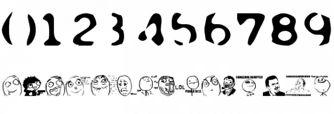 Sonic Chaos Font OTHER CHARS