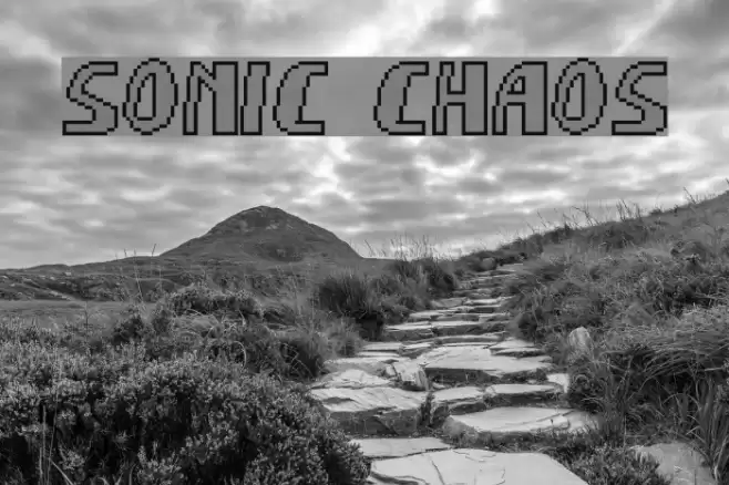 Sonic Chaos Font examples