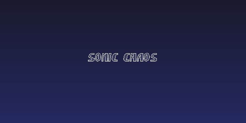 Sonic Chaos Social Header