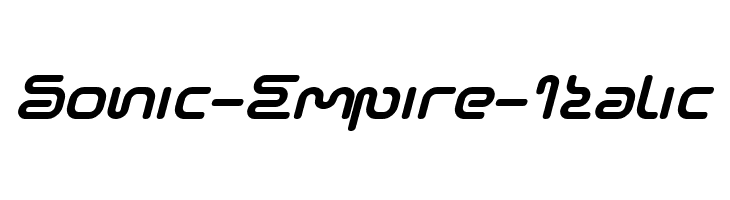 Sonic-Empire-Italic  免费字体下载