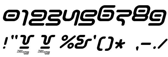 Sonic-Empire-Italic Font OTHER CHARS