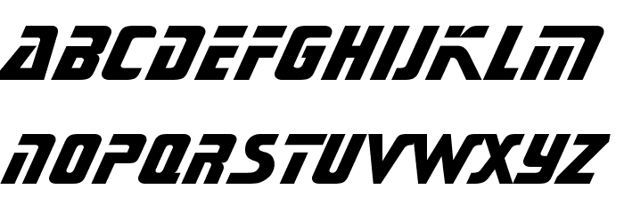 Sonic Extra Bold BT Font UPPERCASE