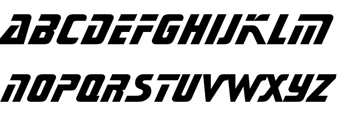 Sonic Extra Bold BT Font LOWERCASE