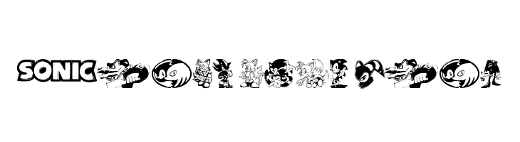 Sonic Mega Font  フリーフォントのダウンロード