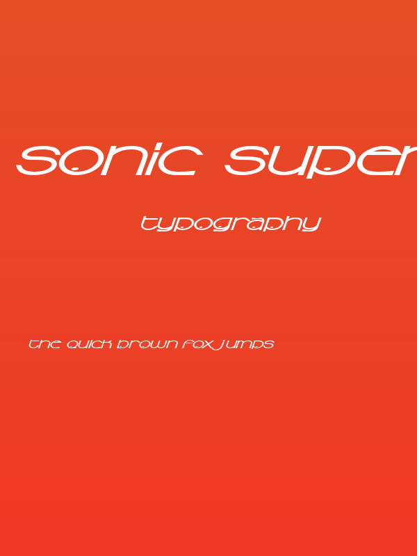 Sonic Superpowers Poster