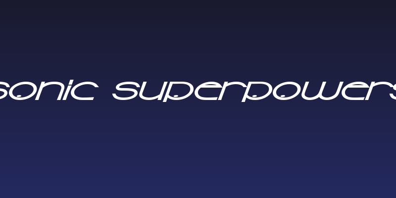 Sonic Superpowers Social Header