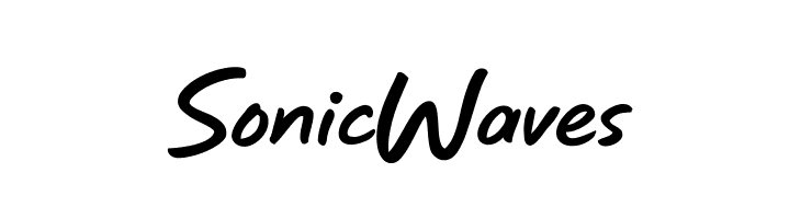 Sonic Waves  Fuentes Gratis Descargar