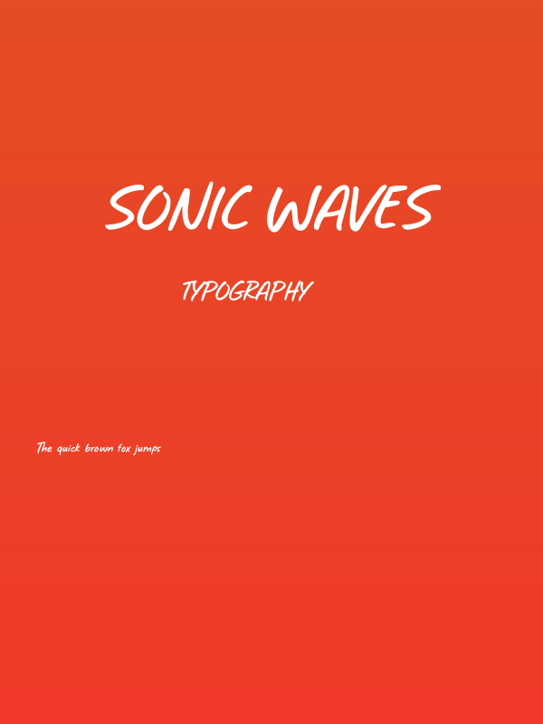 Sonic Waves Poster