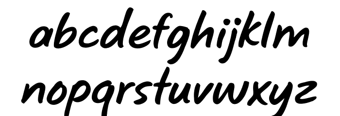 Sonic Waves Font LOWERCASE