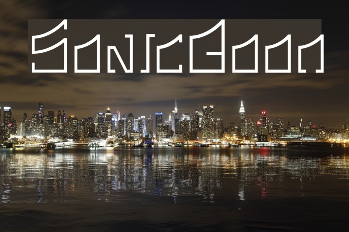 SonicBoom Font examples