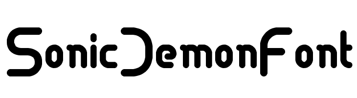 SonicDemonFont  font caratteri gratis