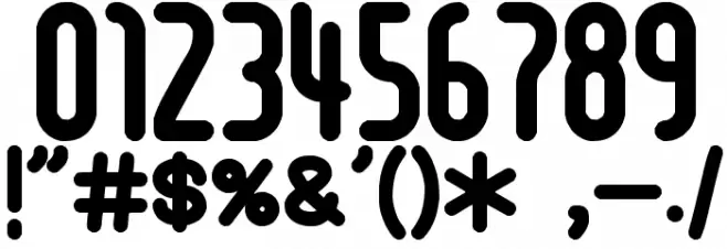 SonicDemonFont Font Alte caractere