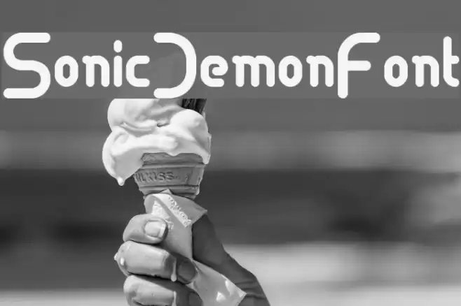 SonicDemonFont Font examples