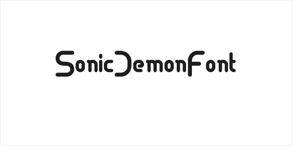 SonicDemonFont Logo