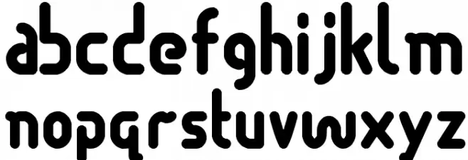 SonicDemonFont Font Litere mici